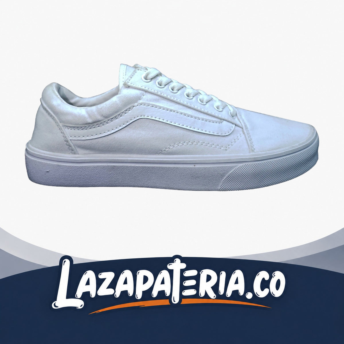 Zapatos Vans Old School Blanco para toda la familia