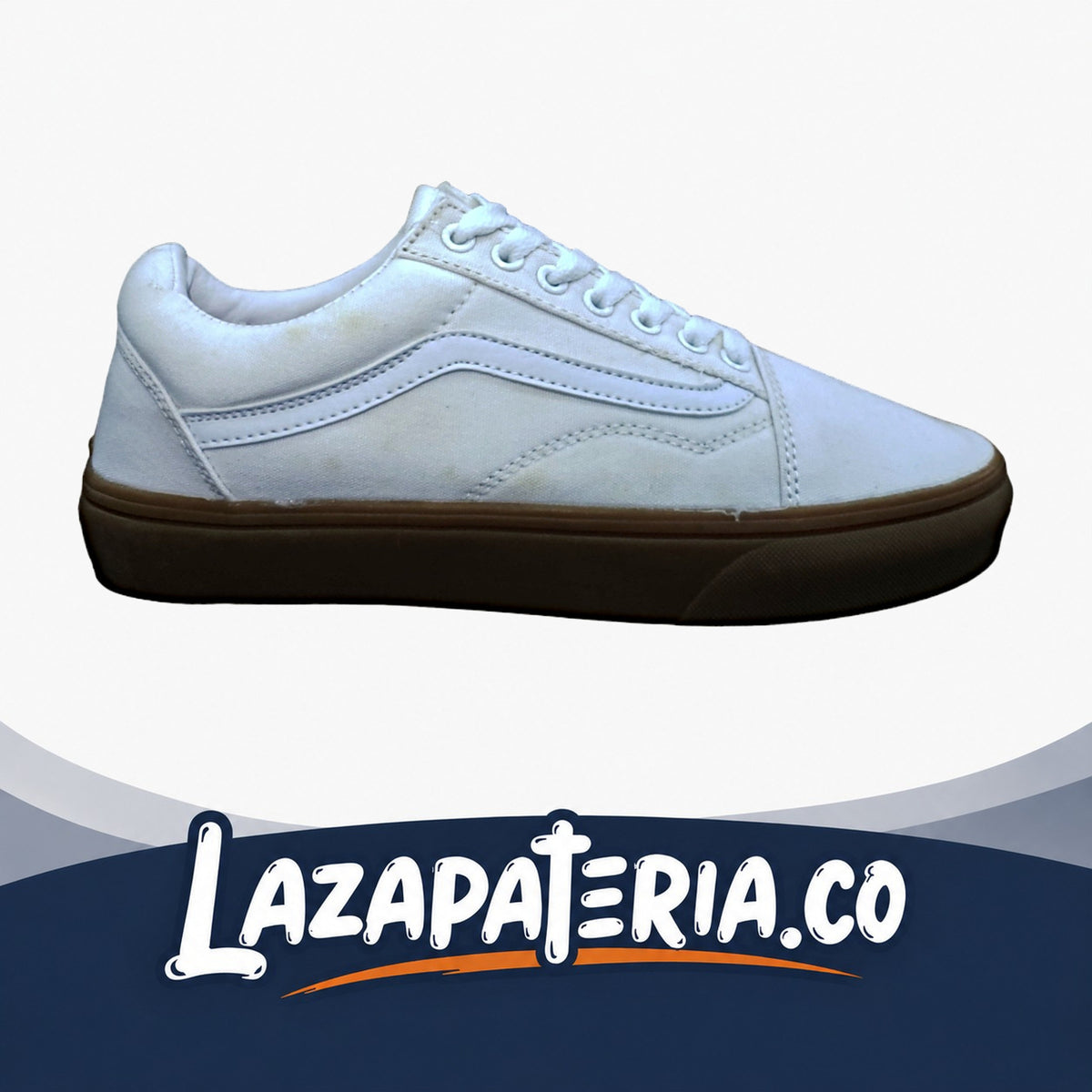 Zapatos Vans Old School Blanco para toda la familia