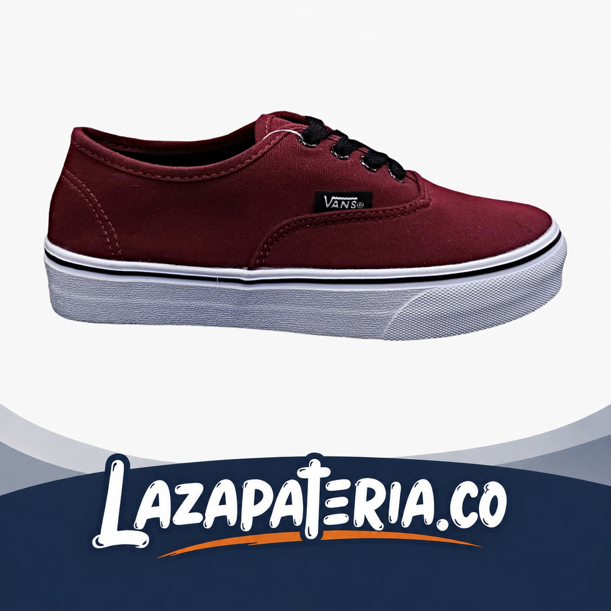 Zapatos Vans Authentic Vinotinto para toda la familia