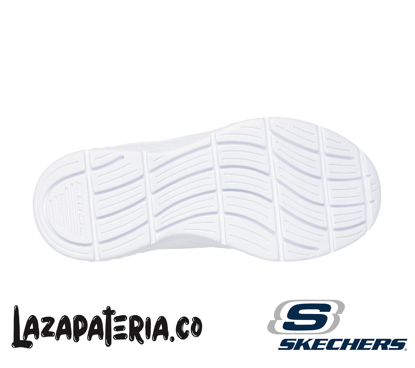 Tenis Skechers Microspec Blanco para toda la familia, vista 4