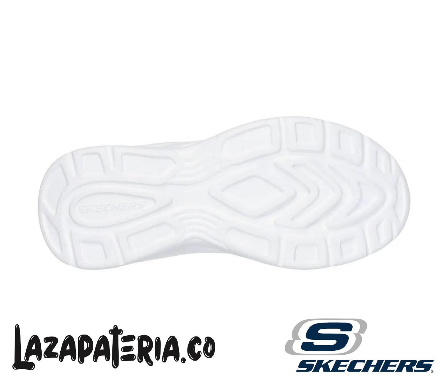 Tenis Skechers Dynamatic Azul Navy para niña, vista 4