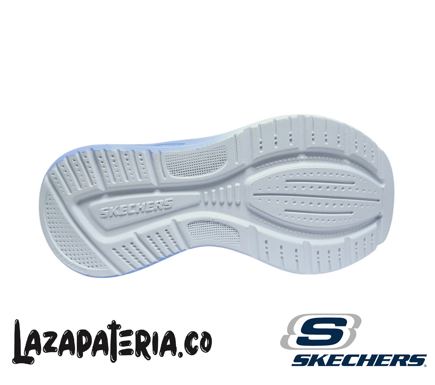 Tenis Skechers Microspec Negro para niña, vista 3