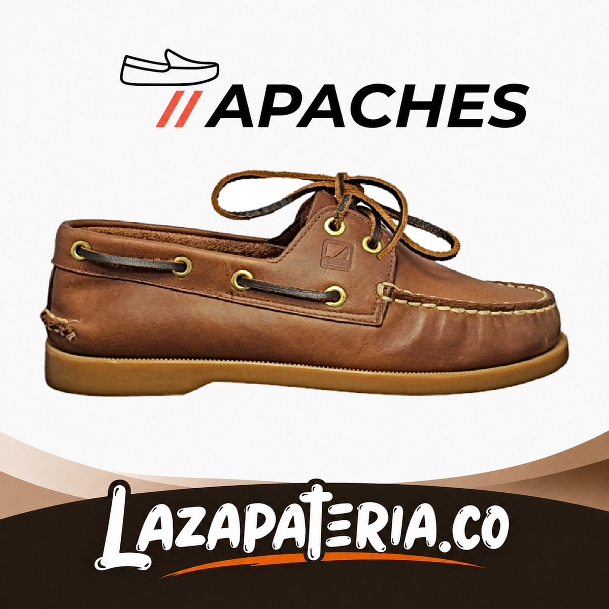 Mocasines Apaches Cognac para hombre