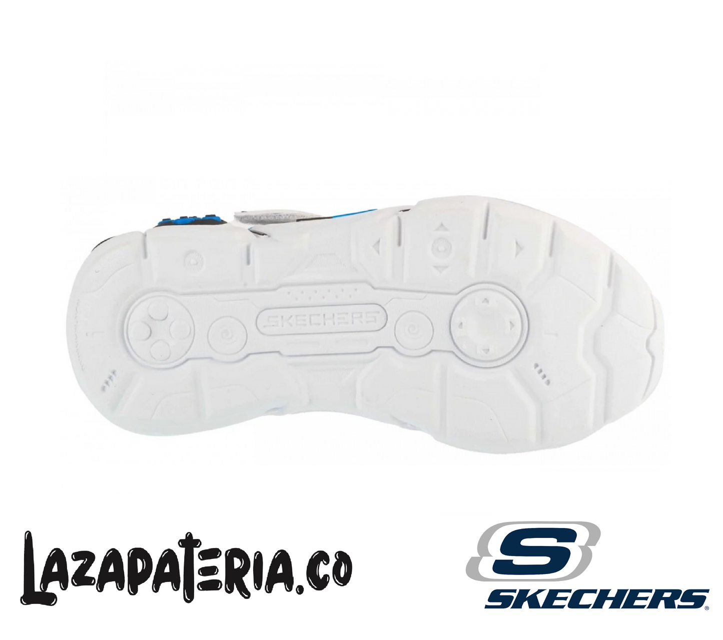 Tenis Skechers Game Kicks Blanco para niño, vista 4