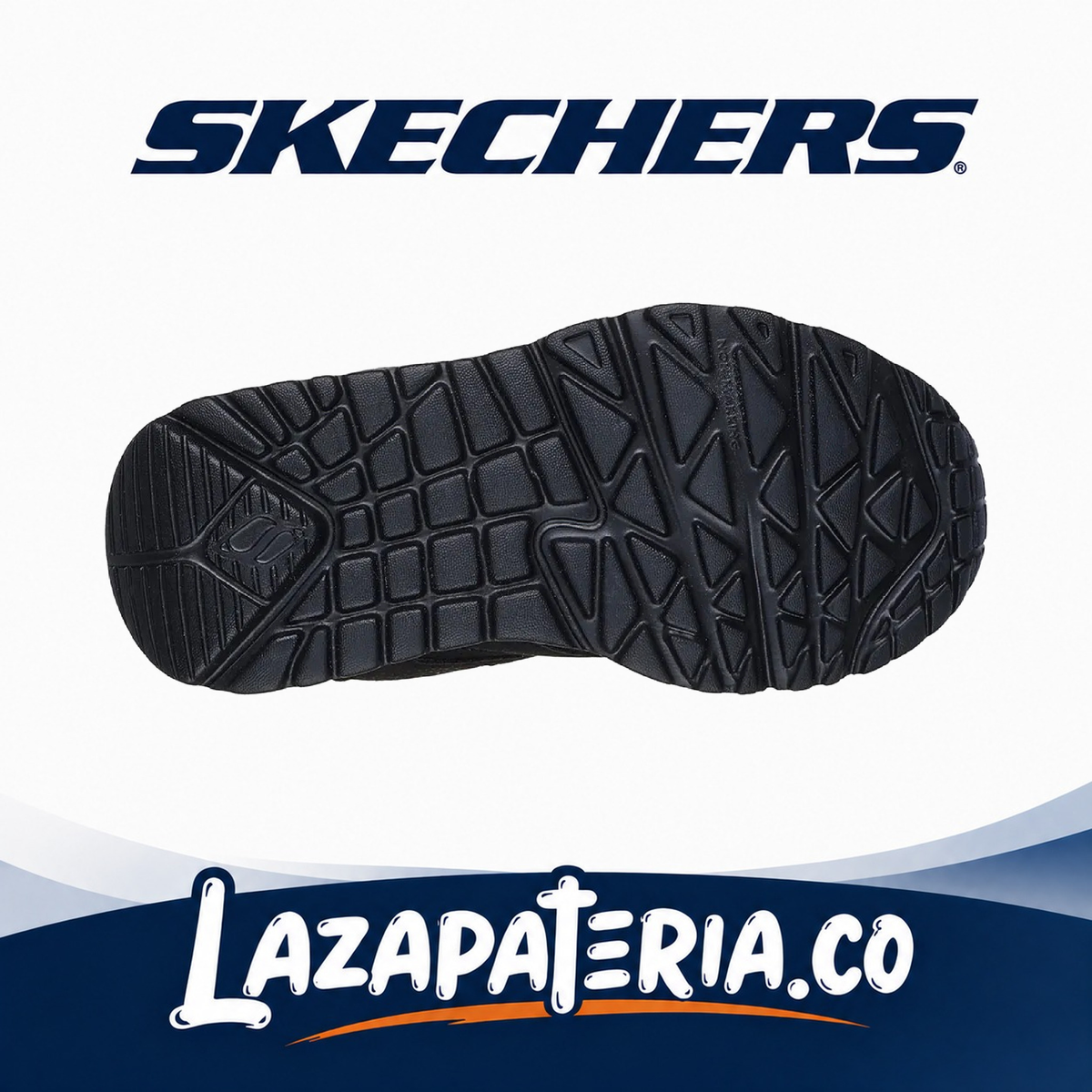 Tenis Skechers UNO Lite Negro para toda la familia, vista 4