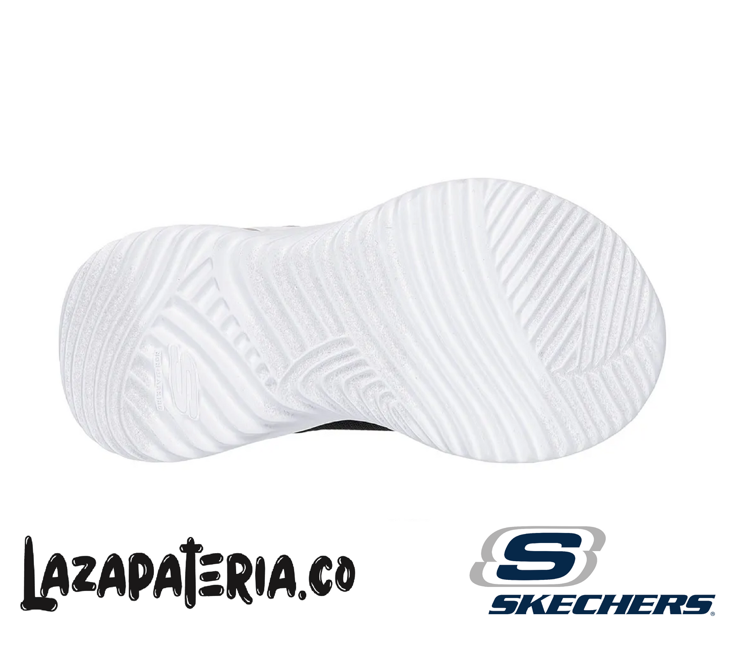 Tenis Skechers Bounder-Tech Negro para niño, vista 4