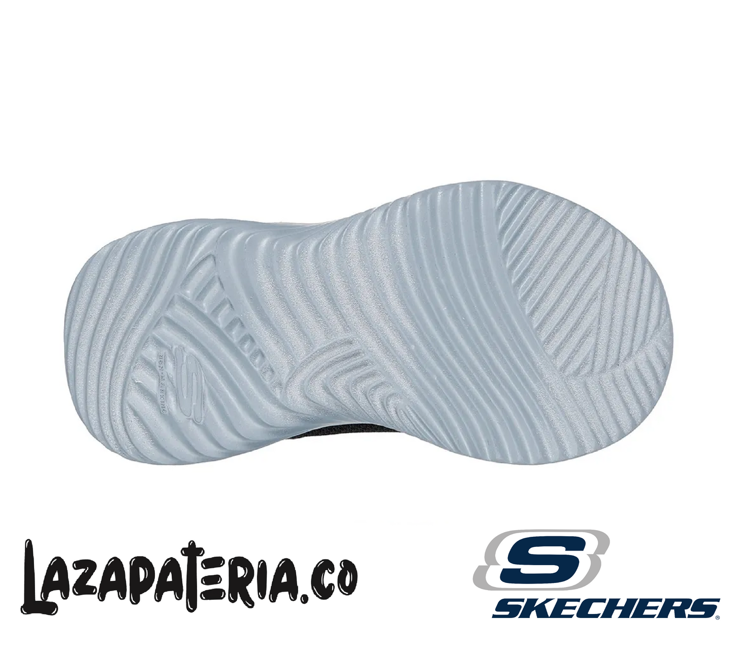 Tenis Skechers Bounder Negro para niño, vista 4