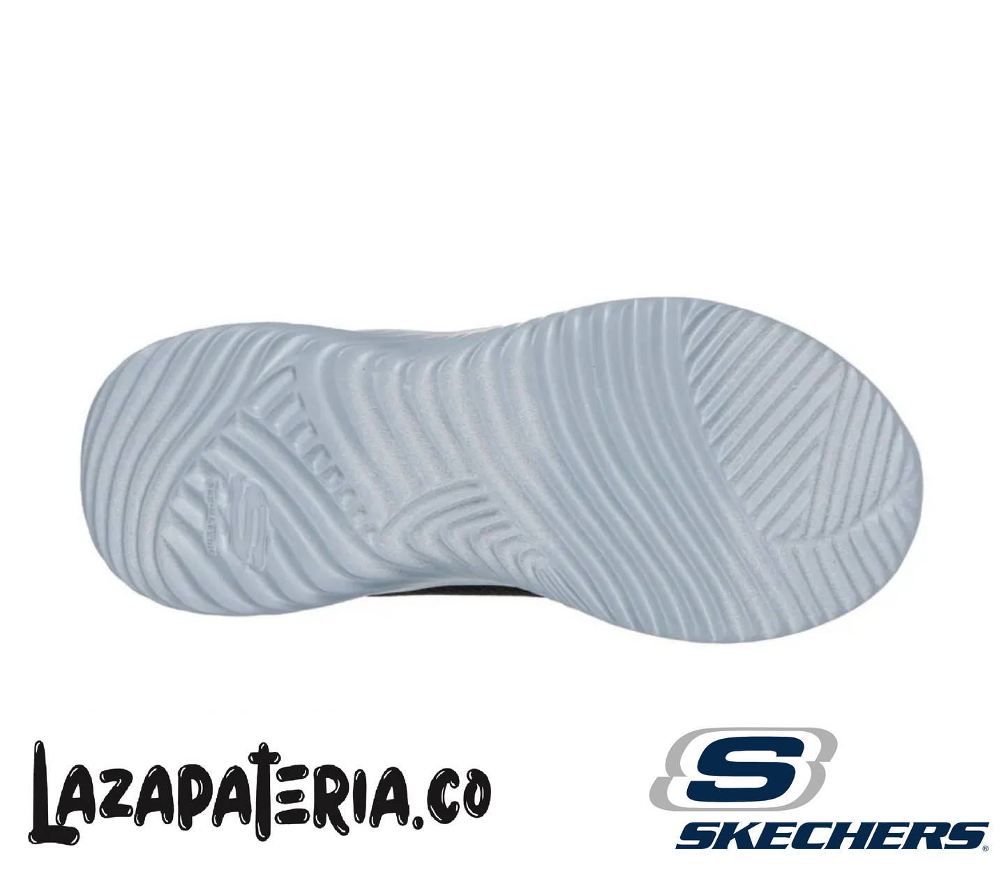 Tenis Skechers Bounder Negro para niño, vista 4