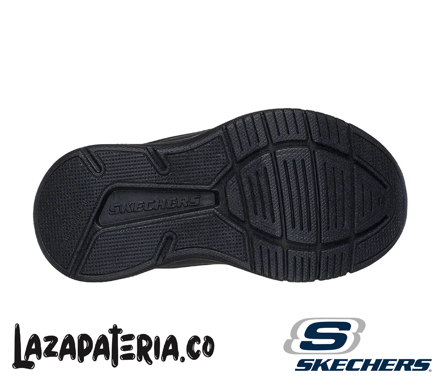 Tenis Skechers Microspec Advance Negro para niño, vista 4