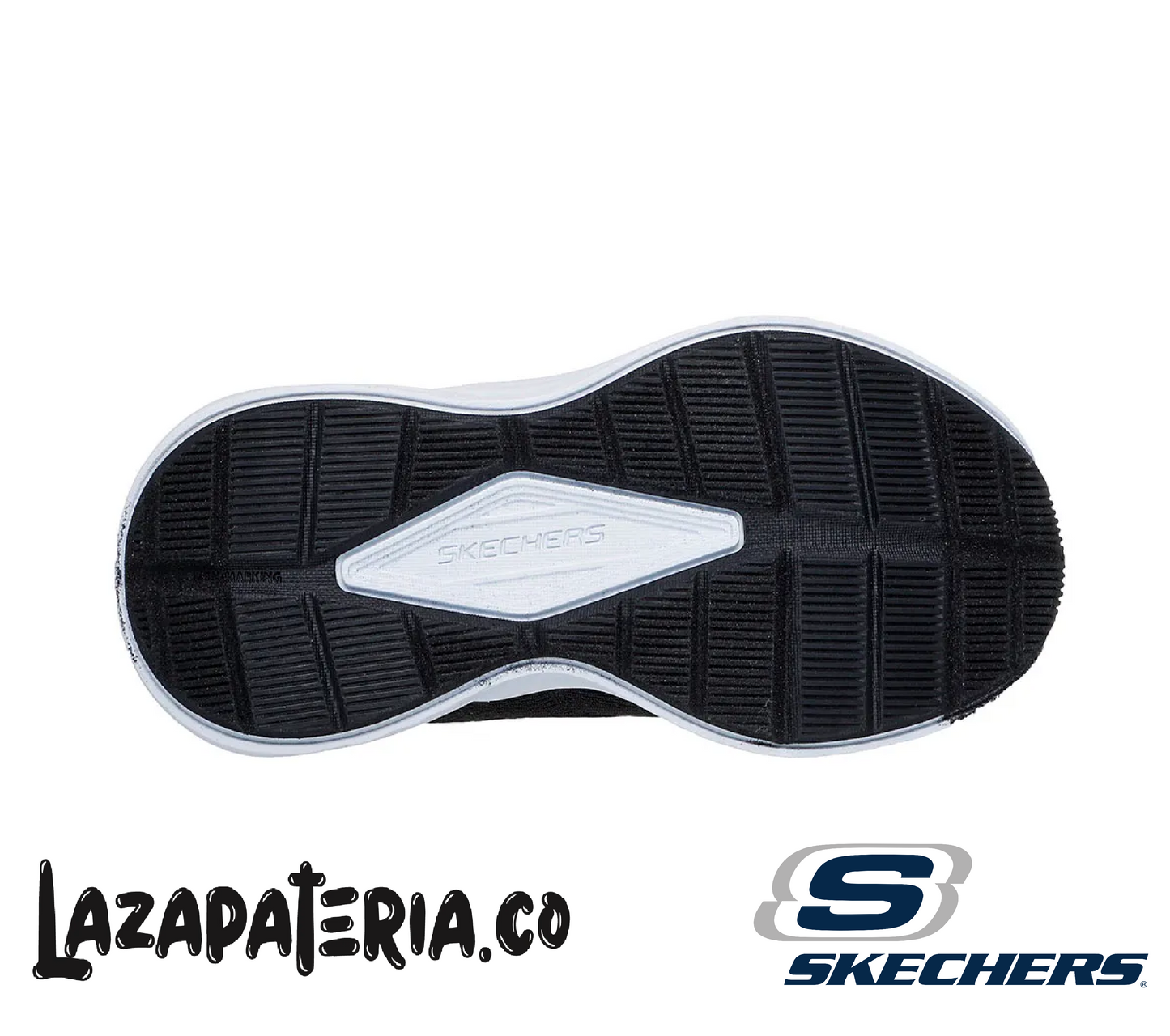 Tenis Skechers Microspec Azul para niño, vista 3