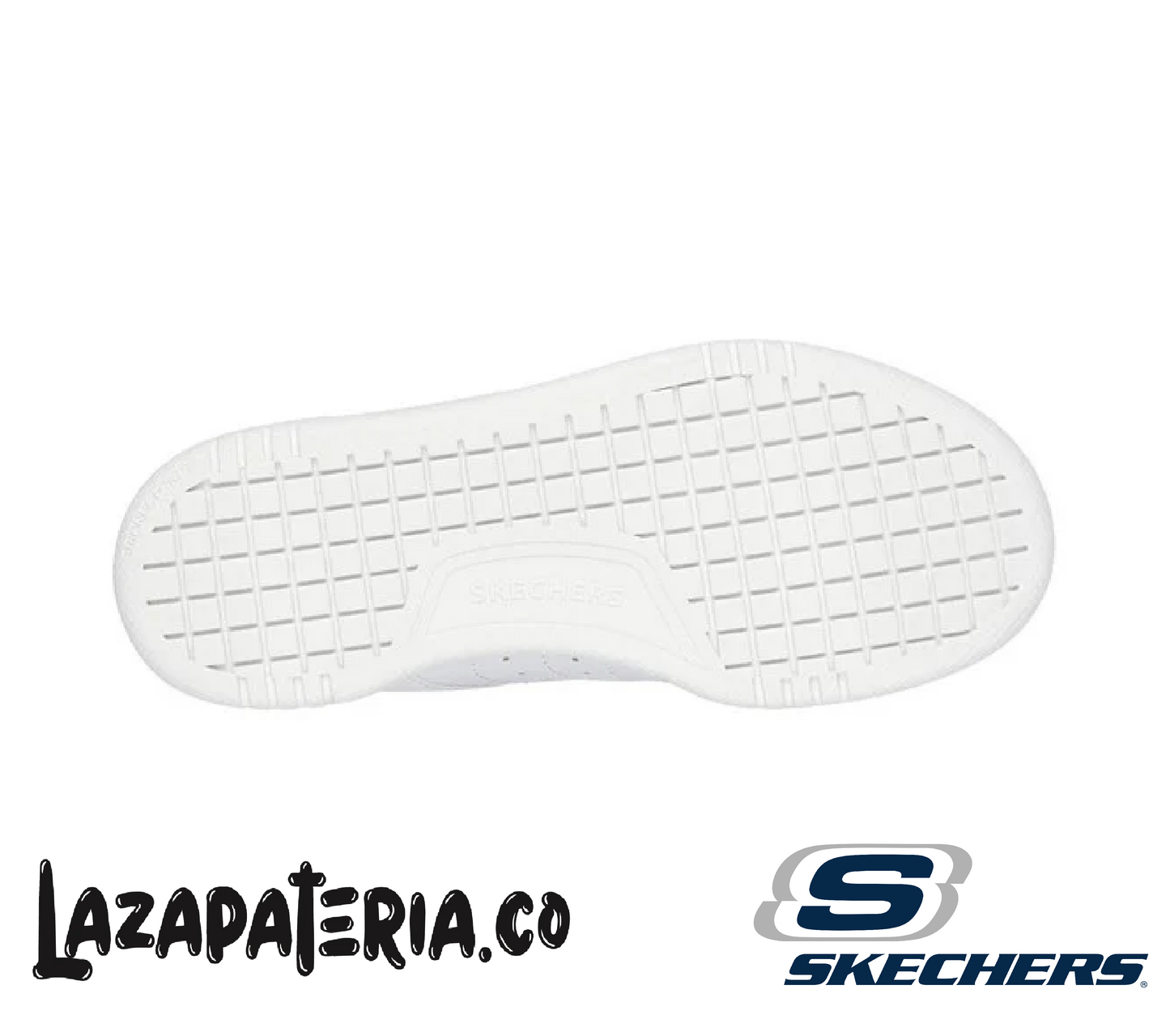 Tenis Skechers Quick Street Blanco para toda la familia, vista 4