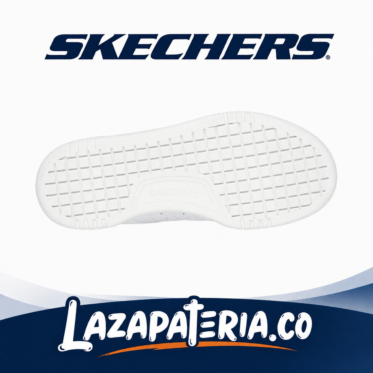 Tenis Skechers Quick Street Blanco para toda la familia, vista 4