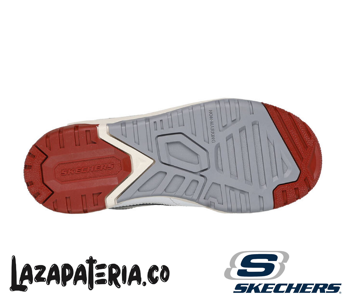 Tenis Skechers Skx-228 Blanco para niño, vista 3