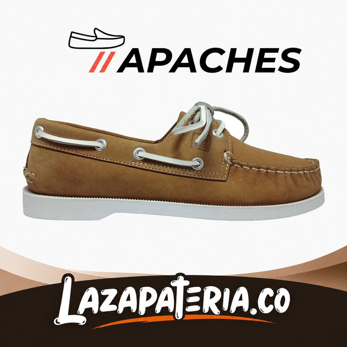 Mocasines Apaches Beige para hombre