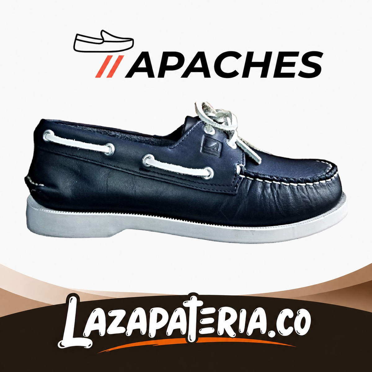 Mocasines Apaches Azul para hombre