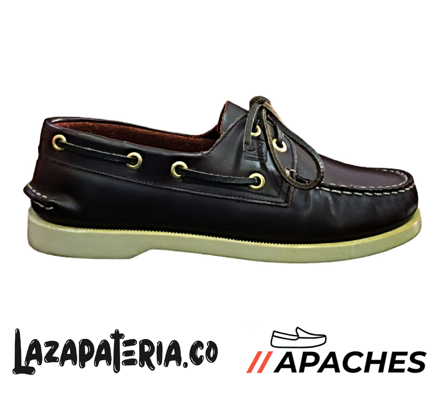 Mocasines Apaches Café para hombre