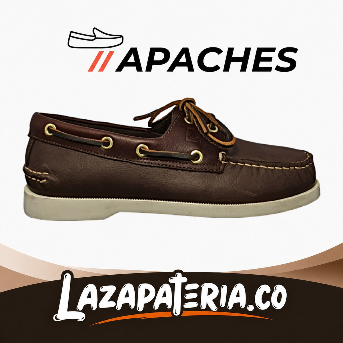 Mocasines Apaches Guayacán Amareto para hombre
