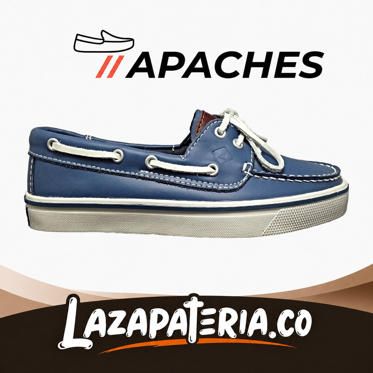 Mocasines Apaches Azul para hombre