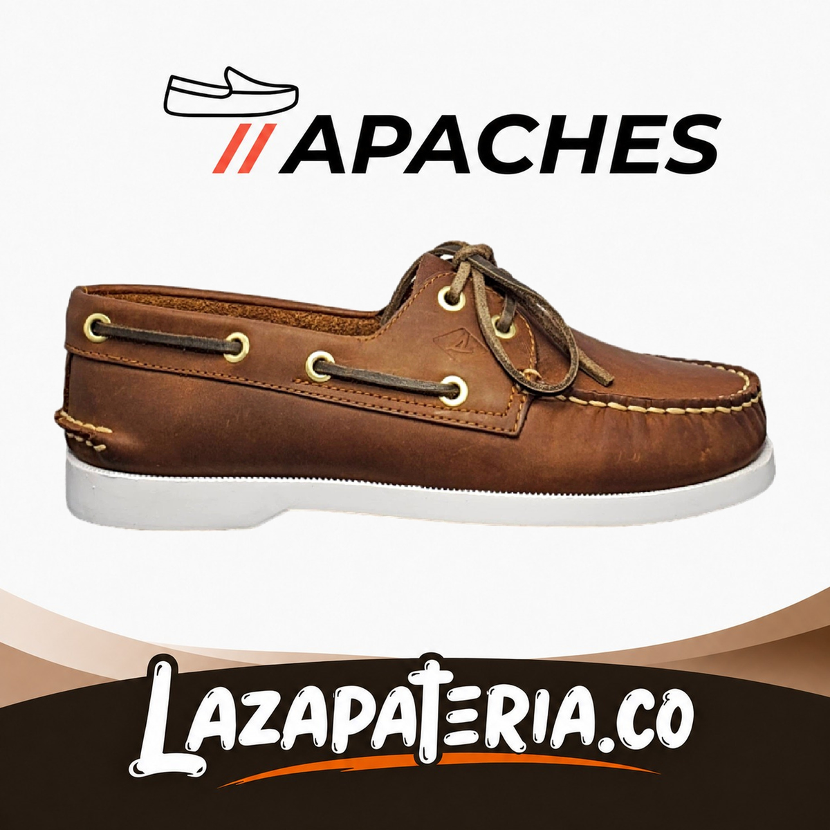 Mocasines Apaches Miel para hombre
