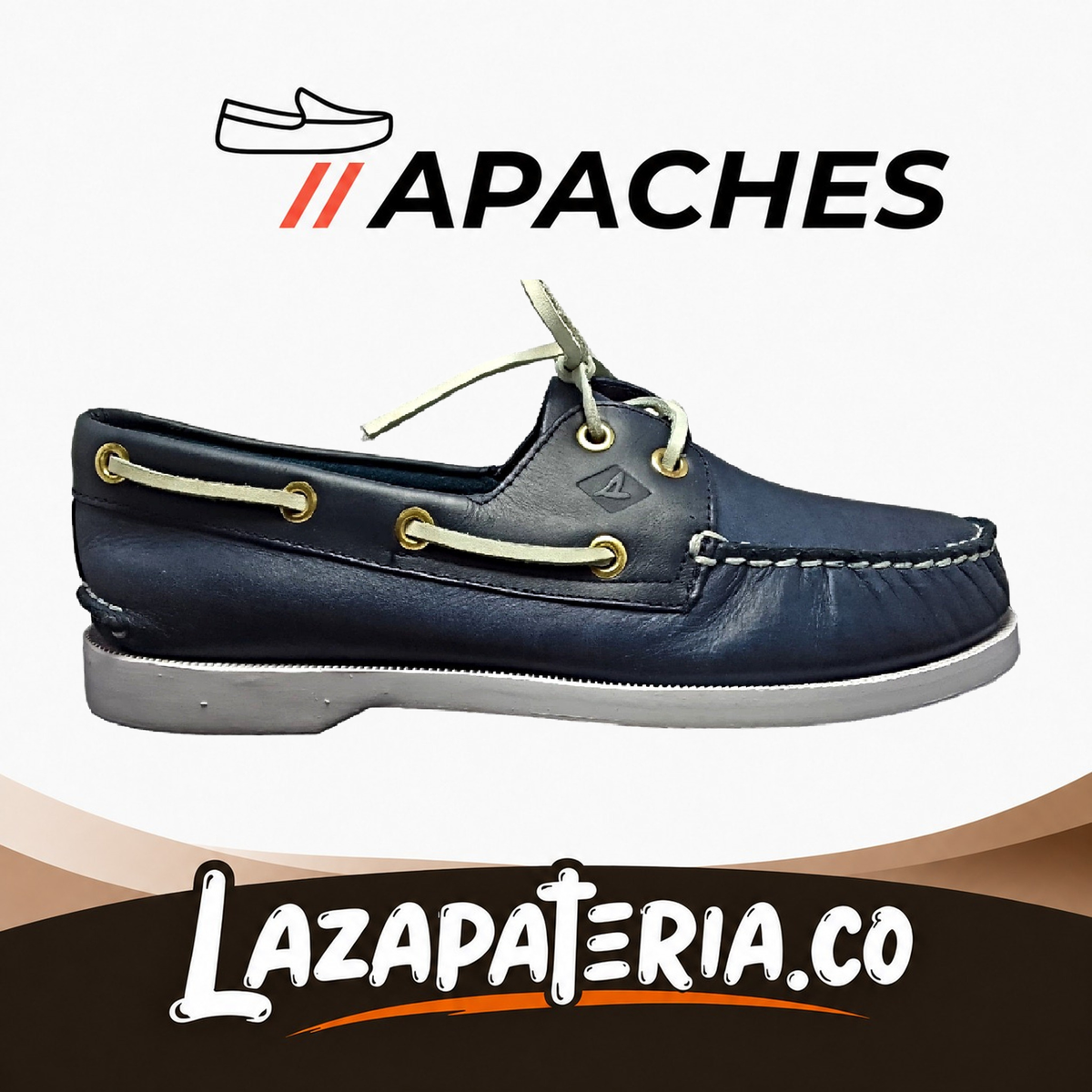 Mocasines Apaches Azul para hombre