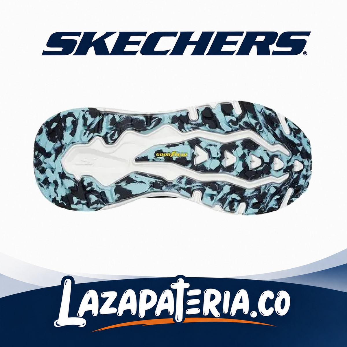 Tenis Skechers Max Cushioning Negro para mujer, vista 4