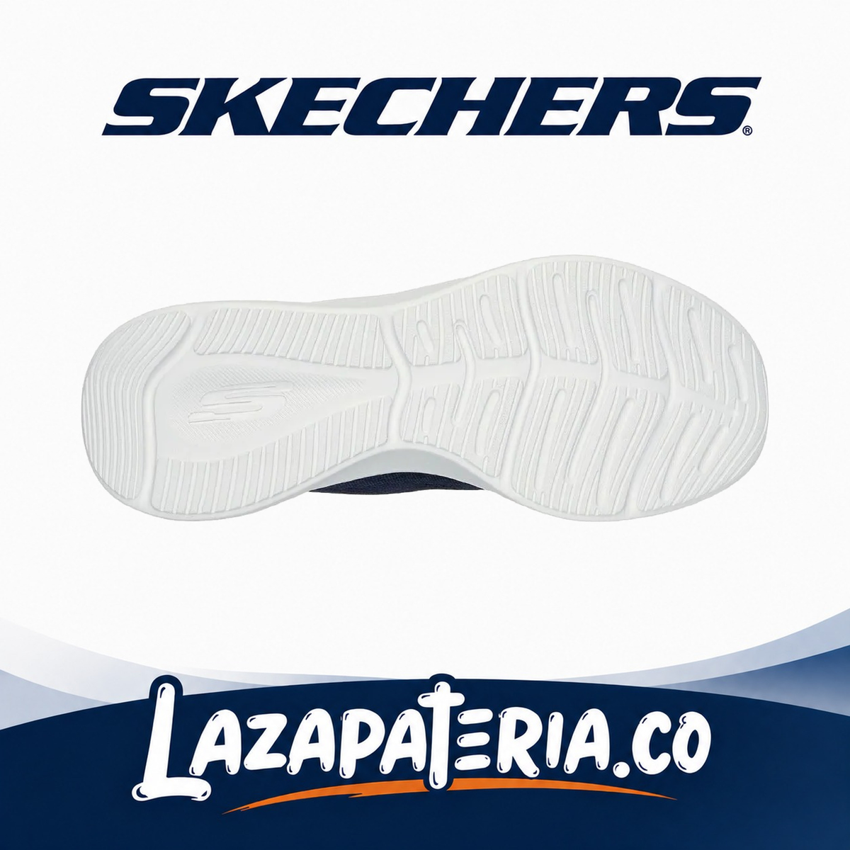 Tenis Skechers Slip-ins Azul Navy para mujer, vista 4