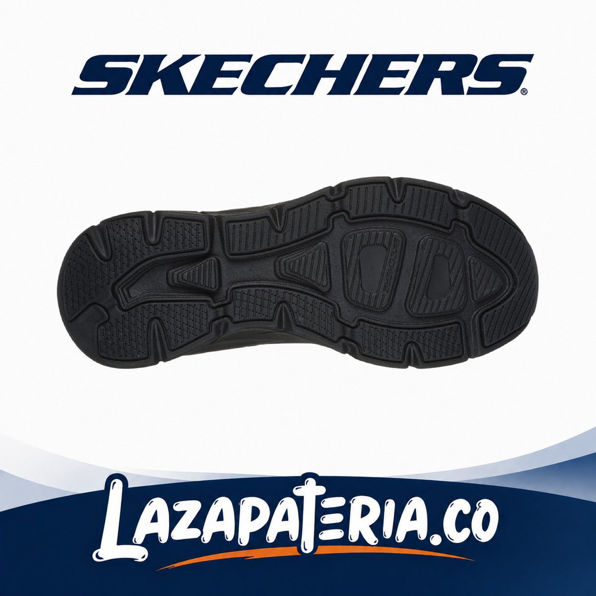 Tenis Skechers D'Lux Walker Negro para mujer, vista 4