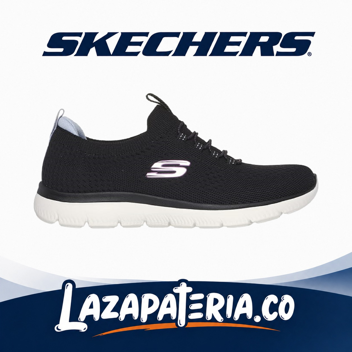 Tenis Skechers Summits Multicolor para mujer, vista 2