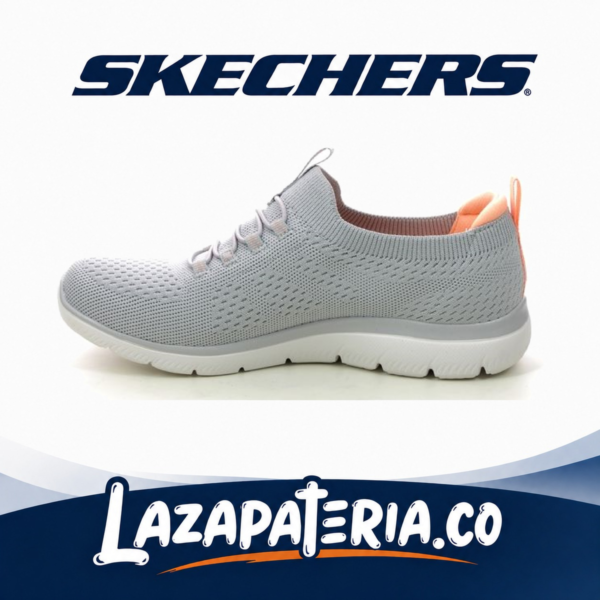 Tenis Skechers Summits Multicolor para mujer, vista 3