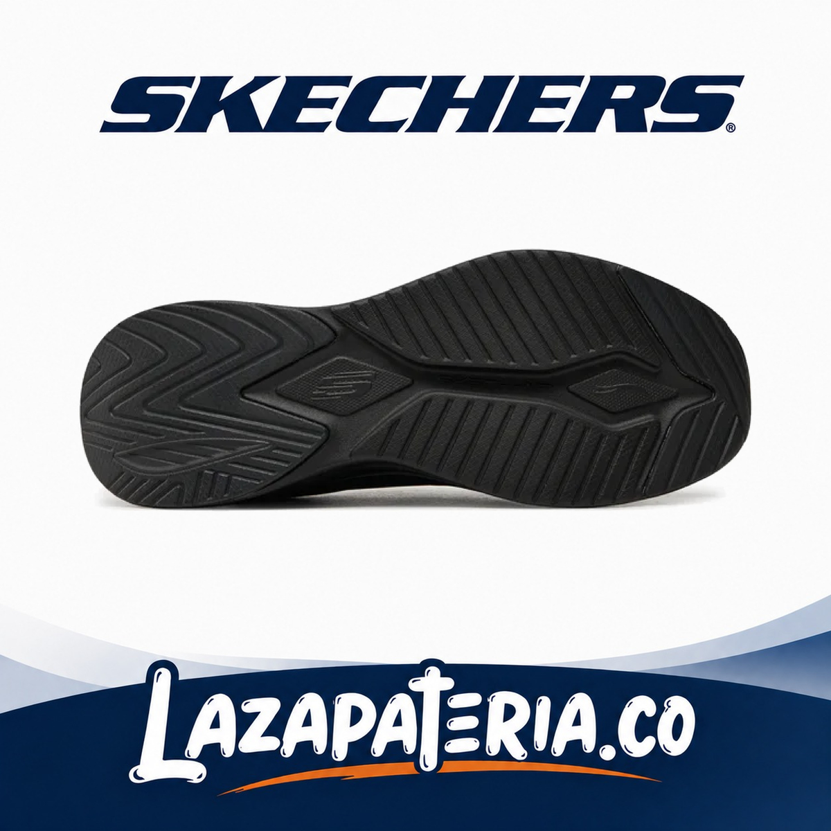 Tenis Skechers Skech-Air Negro para mujer, vista 4