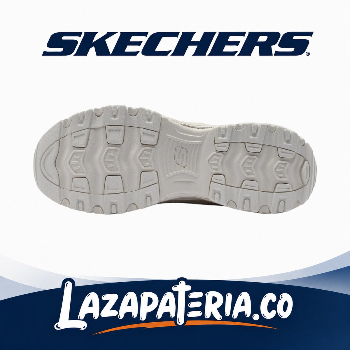 Tenis Skechers D'Lites Beige para mujer, vista 3