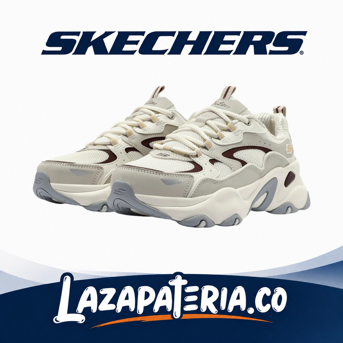 Tenis Skechers D'Lites Multicolor para mujer, vista 5