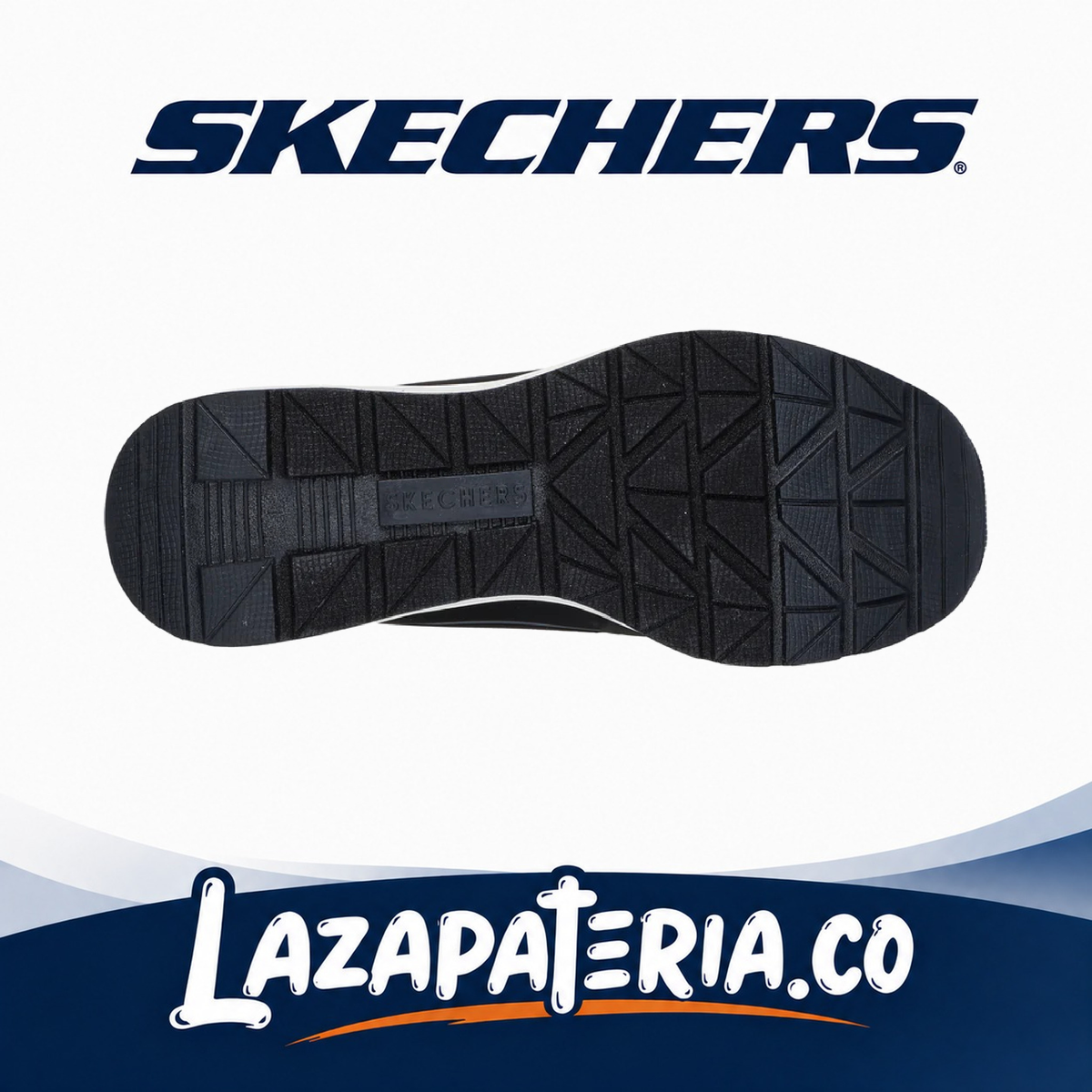 Tenis Skechers Million Air Negro para mujer, vista 4