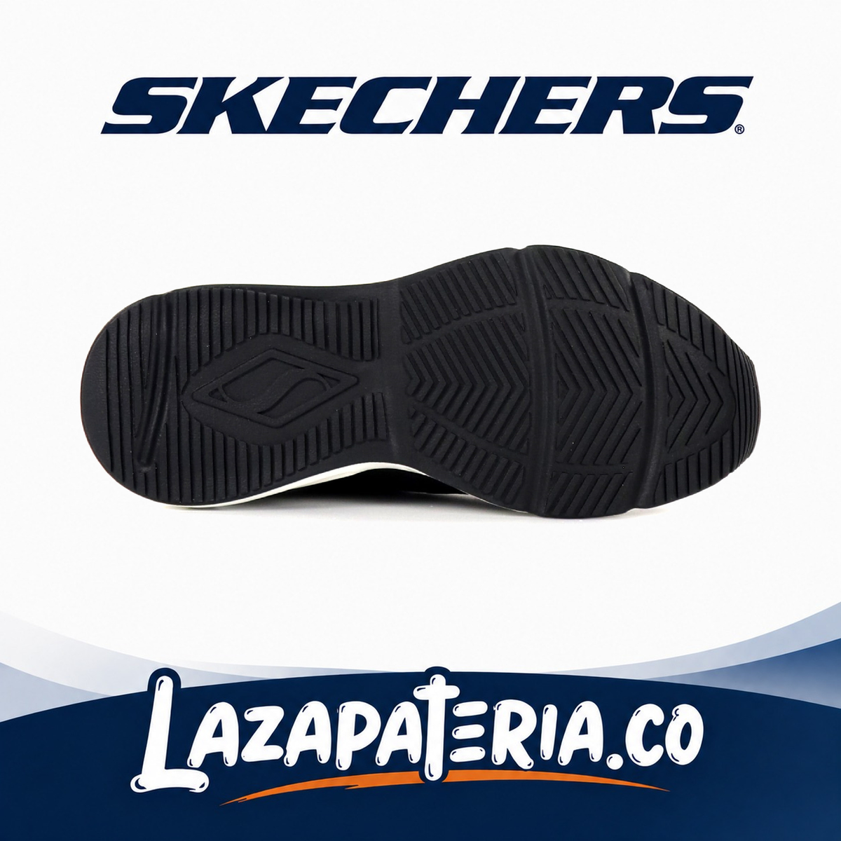 Tenis Skechers Tres-Air UNO Negro para mujer, vista 4