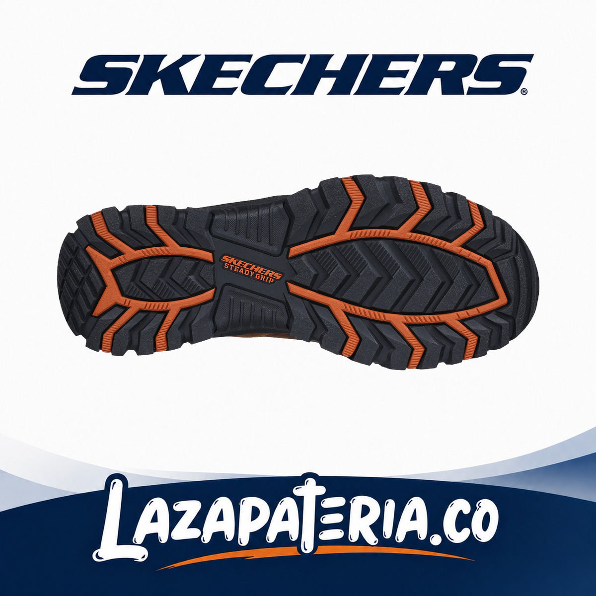 Botas Skechers Rickter Café para hombre, vista 3