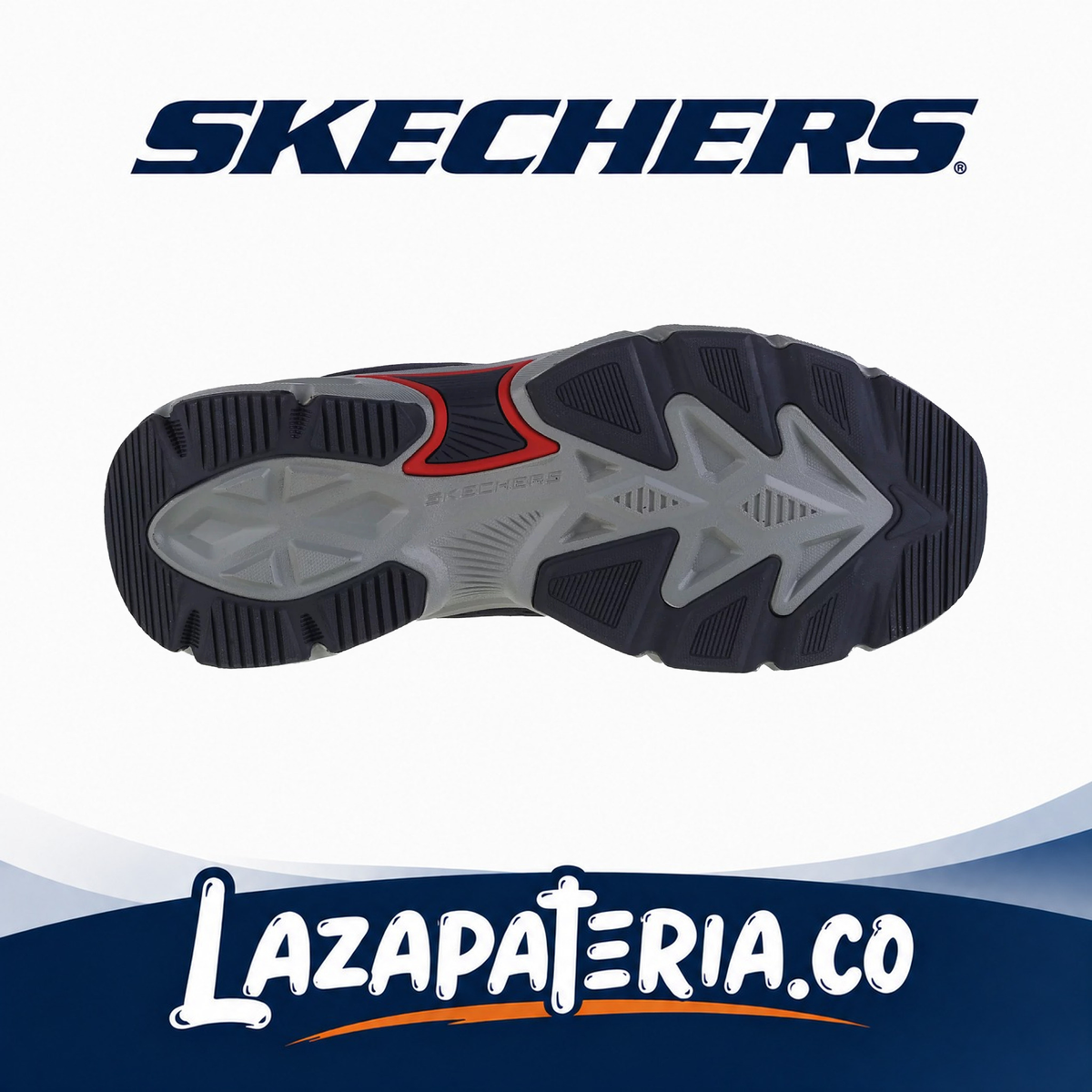 Tenis Skechers Skech-Air Azul Navy para hombre, vista 4