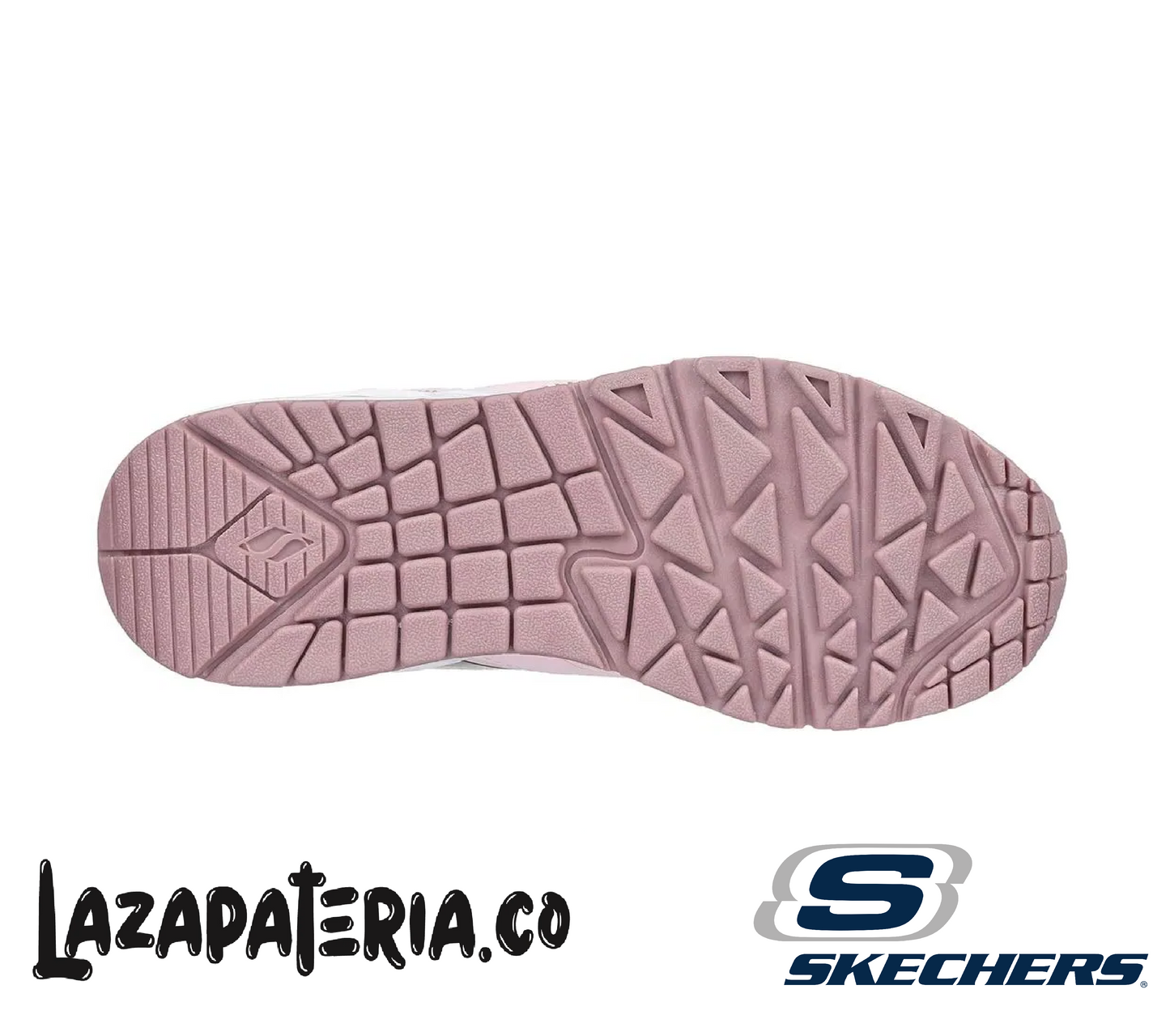 Tenis Skechers UNO Multicolor para niña, vista 4