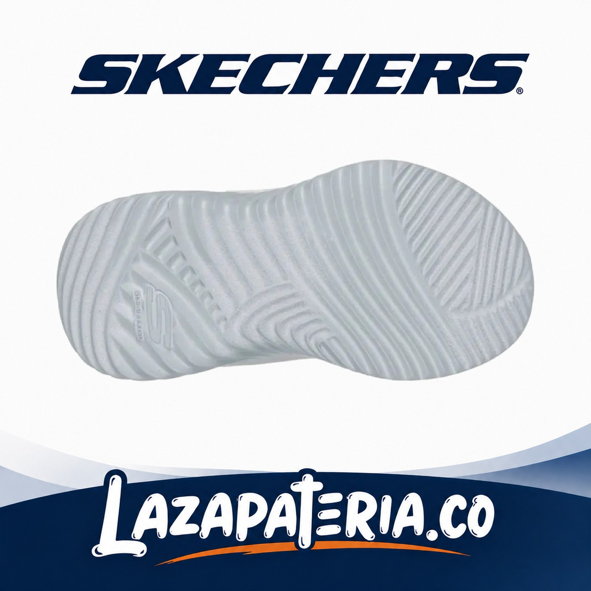 Tenis Skechers Bounder Azul Navy para bebé, vista 3
