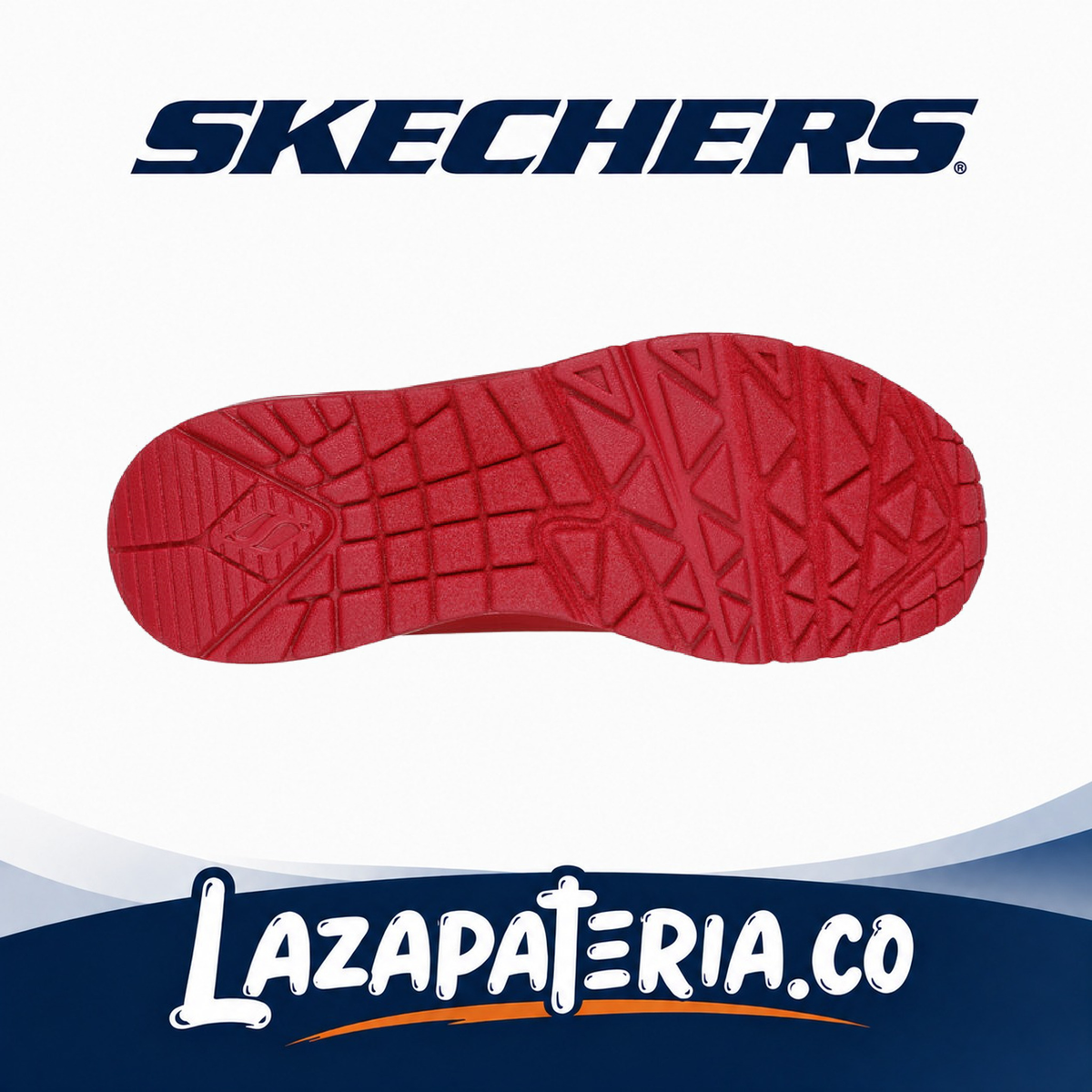 Tenis Skechers UNO Rojo para mujer, vista 4