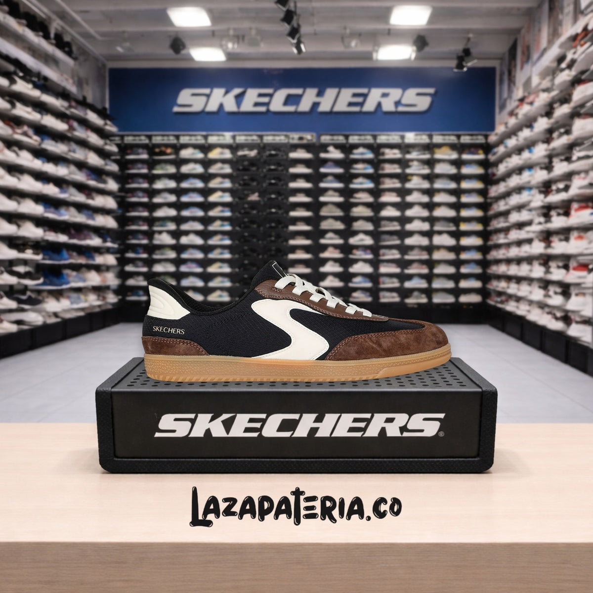 Tenis Skechers Hotshot Negro para mujer