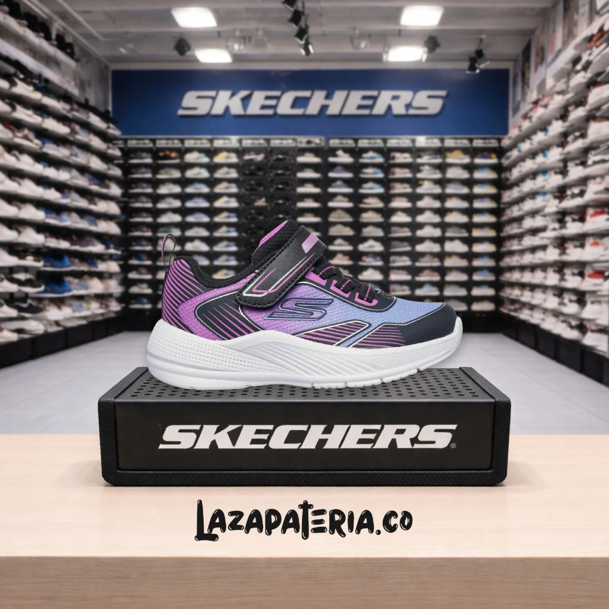 Tenis Skechers Microspec Multicolor para bebé