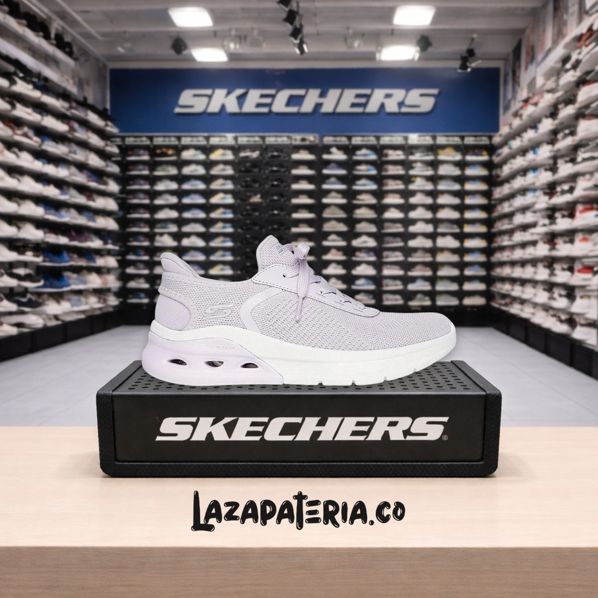 Tenis Skechers BOBS Sport Lila para mujer