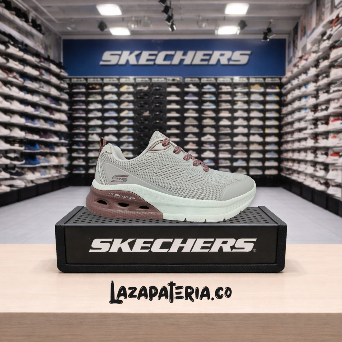 Tenis Skechers BOBS Sport Rosado para mujer