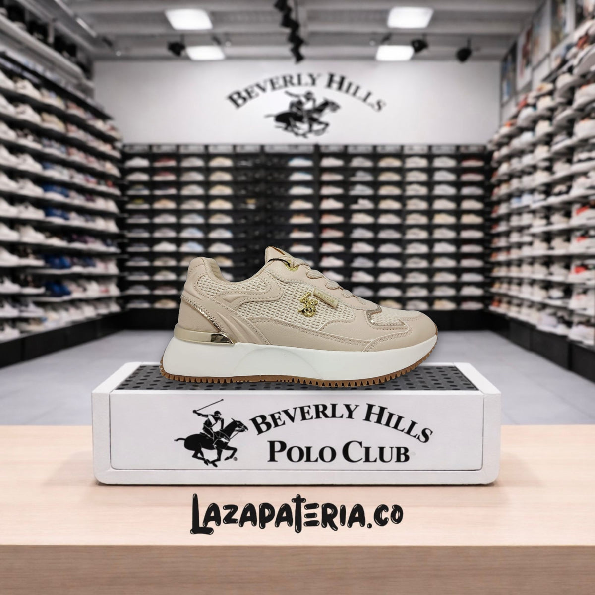 Zapatos Polo Beige para mujer
