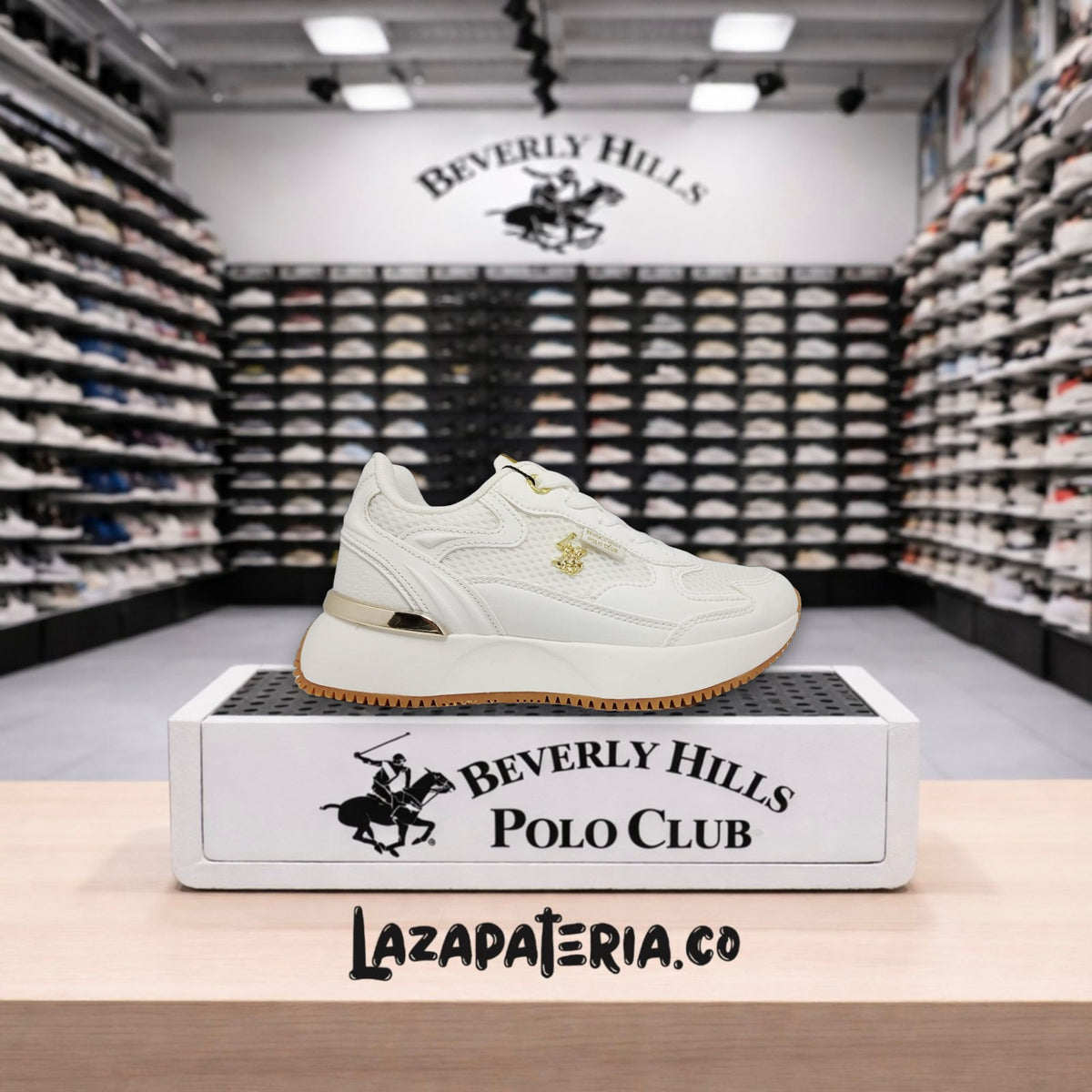 Zapatos Polo Blanco para mujer