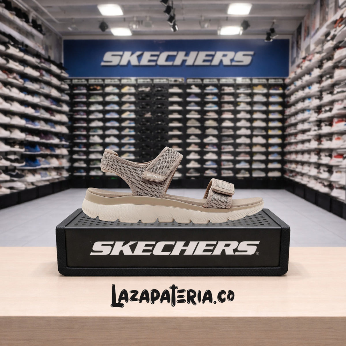 Tenis Skechers Summits Beige para mujer