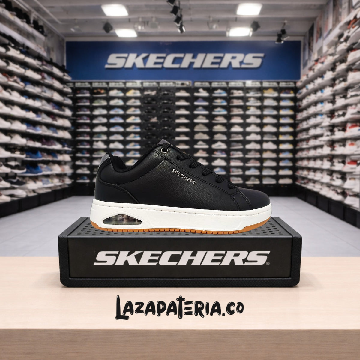 Tenis Skechers Negro para mujer