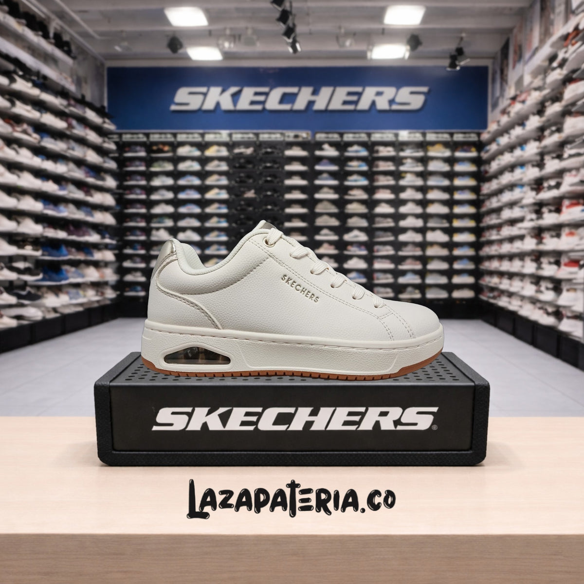 Tenis Skechers Beige para mujer