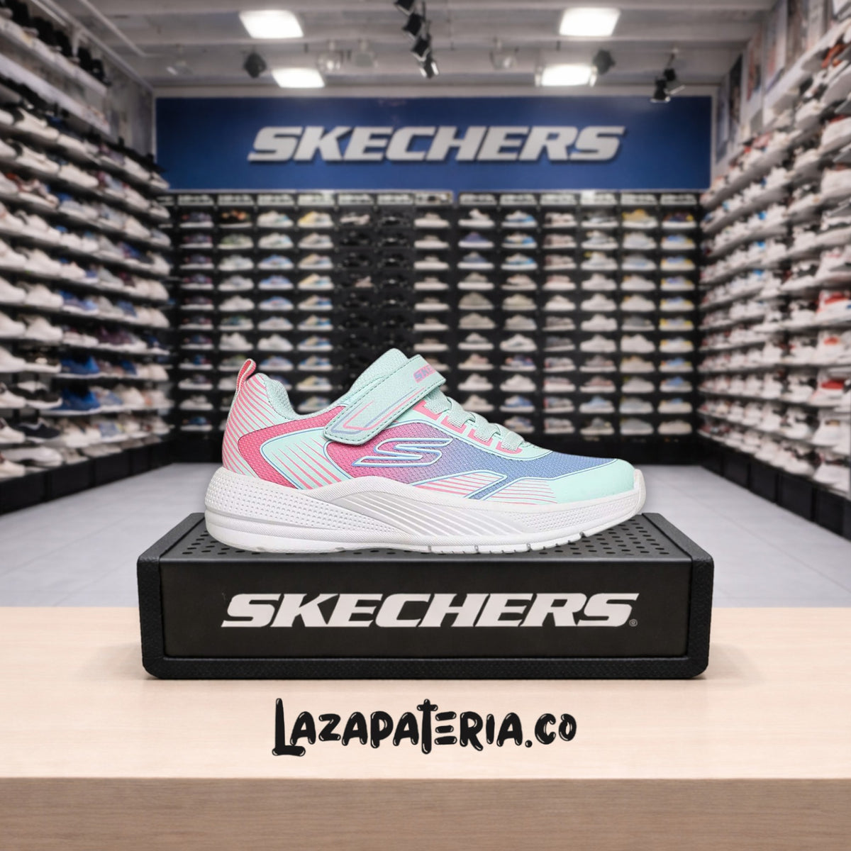 Tenis Skechers Microspec Advance Multicolor para niña