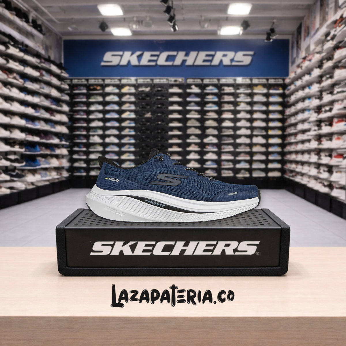 Tenis Skechers Slip-ins Azul Navy para hombre